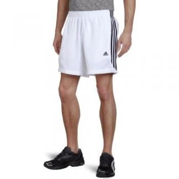 adidas Essentials 3-Stripes Chelsea - Pantalones cortos para hombre, color blanco / negro, talla XL