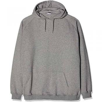 Urban Classics Charcoal Blank Hoodie for Men - Sizes M to 5XL