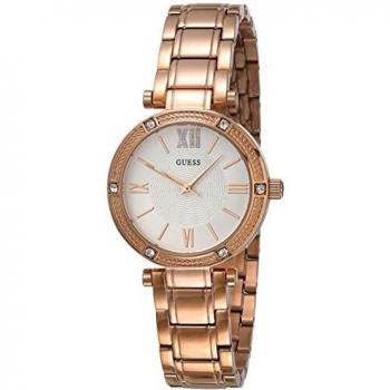 Guess Women's Quartz Watch W0767L3 - 30mm Rose Gold Stainless Steel