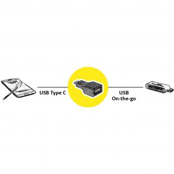 Adaptador USB 3.2 Gen 1 Tipo C Macho a Tipo A Hembra OTG Value