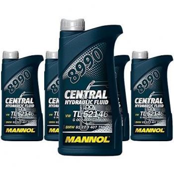 MANNOL Aceite Hidráulico Central 500ml - Fluido Hidráulico para Sistemas de Dirección y Vehículos