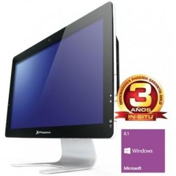 ORDENADOR PHOENIX ALL IN ONE CONSTELLATION INTEL PENTIUM DUAL CORE 4GB DDR3 500GB LED 21.5 RW WIFI WEBCAM W8.1