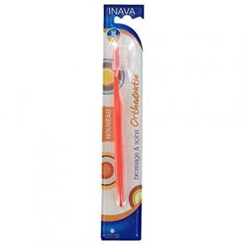 Inava Orthodontic Toothbrush for Children Ages 7-12, Ortho Cut Design