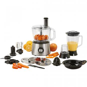 Princess 220140 Robot de Cocina, 800 W, Vidrio, Plata