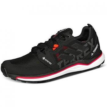 adidas Terrex Agravic GTX, Zapatillas de Running Hombre, NEGBÁS/NEGBÁS/Rojsol, 46 EU