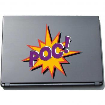 pinkelephant Carcasa para portátil de diseño de Escena 026 POC -! - 210 x 233 mm de Vinilo
