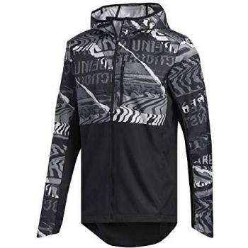 adidas Own The Run Jkt Chaqueta de Deporte, Hombre, Black/Grey One f17/Grey Six, L