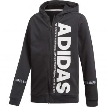 adidas YB SID BR FZ Sudadera, Niños, Negro/Blanco, 128