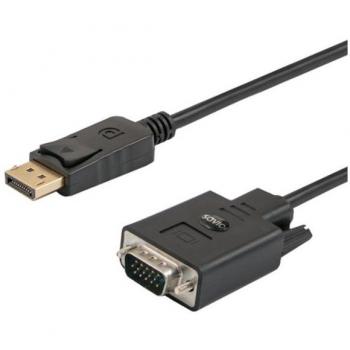 Cable Adaptador Savio CL-92 DisplayPort a VGA 1,8 m