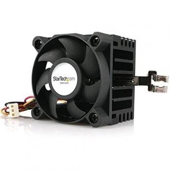 StarTech.com Ventilador para CPU Socket 7/370 de 50x50x41mm con Disipador de Calor y Conectores TX3 y LP4 - Ventilador de PC