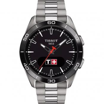 Tissot T-Touch Connect Sport 44mm Unisex Smart Watch Black with Titanium Strap (Model: T153.420.44.051.00)