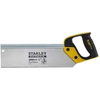 Stanley FatMax Sierra de costilla 300mm FatMax 2-17-199, Negro y amarillo, 0