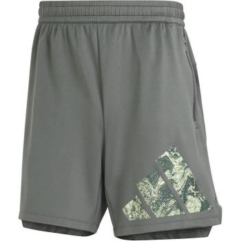 Pantalón de fitness Adidas Essentials Workout Knit Logo Shorts Verde S Hombre