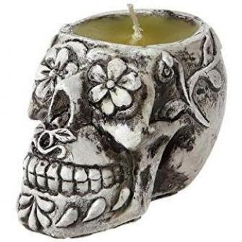 Atosa Vela con Forma de Calavera de 9x6 cm
