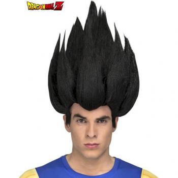 Peluca de Vegeta de Dragón Ball en caja para hombre con estilo fiel al personaje