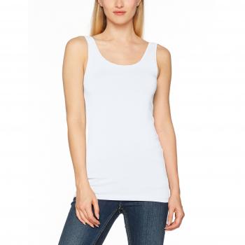 Only Onllive Love New Tank Top Noos, Camiseta sin Mangas para Mujer, Blanco