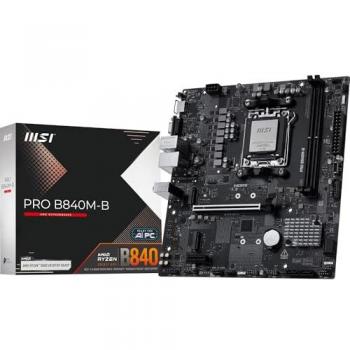 MSI PRO B840M-B AM5 Micro ATX Motherboard with DDR5 Support and PCIe 4.0 x16