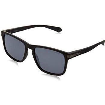 Polaroid PLD 2088/S Matte Black Polarized Sunglasses, 55mm Unisex