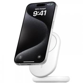 Soporte Magnético de Carga Inalámbrica Belkin Qi2 15W Blanco