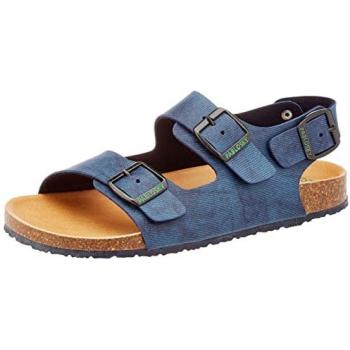 Sandalias Pablosky para niño con hebilla en color azul