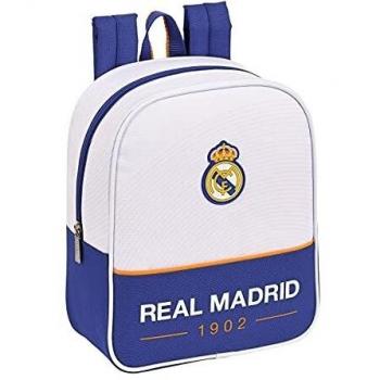 safta Real Madrid, Mochila Unisex niños, Azul/Blanco, M