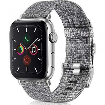 Oumida Correa Compatible con Apple Watch 38mm 40mm 42mm 44mm,Correa Tejida de Repuesto,Pulseras de Repuesto Nylon Tejida para iWatch Series 6 5 4 3 2 1