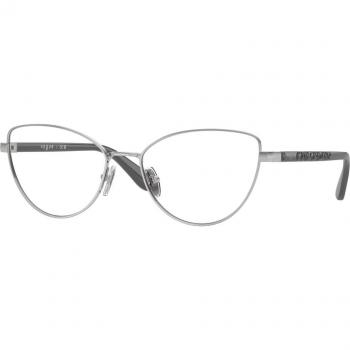 Vogue Eyewear VO4285 323 Women's Eyeglasses Silver Size 53 (Frame Only) - Blue Light Block Available