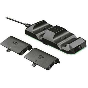 Trust Gaming GXT 237 - Base de Carga Doble, Color Negro