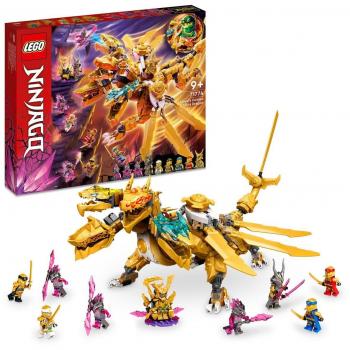 LEGO Ninjago 71774 Lloyd's Golden Ultra Dragon Building Kit (989 Pieces)