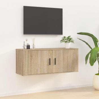 Mueble de TV de pared Sonoma 100x34,5x40 cm