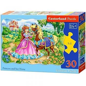 Rompecabezas Castorland La Princesa y su Caballo - 30 piezas