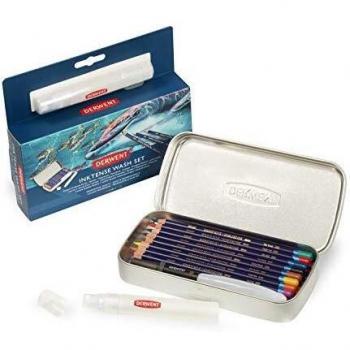 Set de Lápices Acuarelables Derwent Inktense en Caja Metálica
