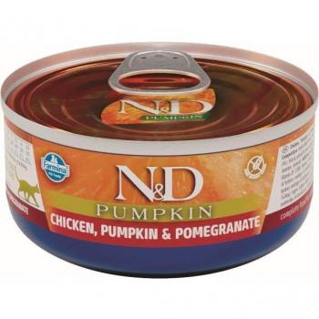 Farmina N&D Cat Calabaza Pollo 24 Latas de 70 gramos