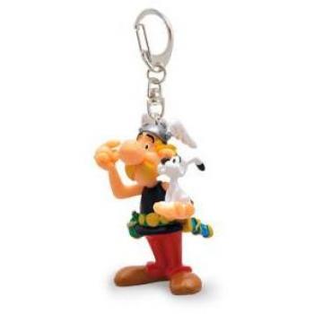 Asterix and Dogmatix Keychain - Plastoy