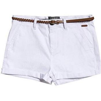 Superdry Short Chino Blanco para Mujer L Blanco