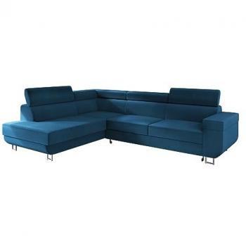 Sofá Rinconero Comfivo 306 Manila 26 con Función de Descanso y Caja de Ropa de Cama, 253x188x71cm