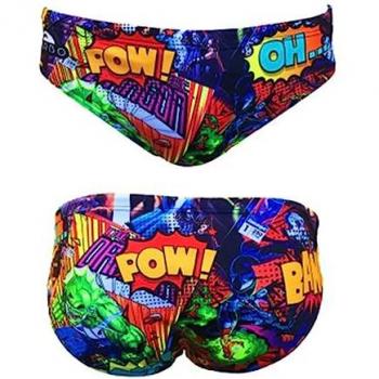 Bañador de waterpolo Turbo Super Comic multicolor - XL