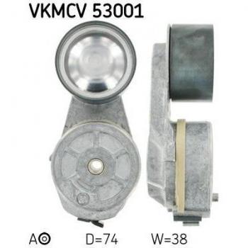 Polea tensora SKF VKMCV 53001, polea de deflexión/guía para correa de distribución