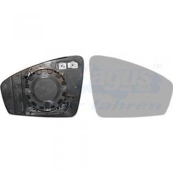 Cristal de espejo retrovisor exterior derecho de Van Wezel 5747838