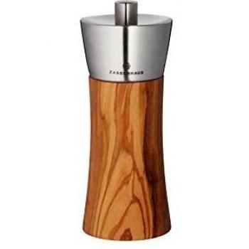 Molinillo de Pimienta Zassenhaus Augsburg 14 cm de Madera de Olivo