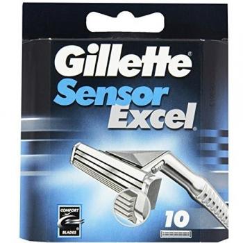 Gillette SensorExcel Men's Razor Blades - 10 Refills