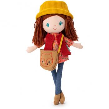 Muñeca Lea de la naturaleza Lilliputiens - Muñeca suave, diseño colorido, materiales seguros para niños, estimula la imaginación y el juego simbólico, lavable a mano