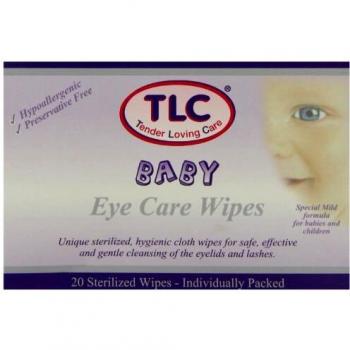 TLC Baby Eye Care Sterilized - Pack of 20 Wipes