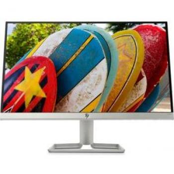 HP 22fw Monitor 54.6 cm (21.5) Full HD LED IPS Plana Mate Plata, Resolución 1920 x 1080, Frecuencia de Refresco de 75Hz, Tecnología AMD Free