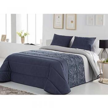 Fundeco - Edredón conforter EDIE Cama 180 Cm - Color Azul