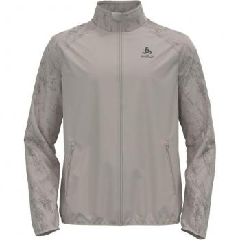 Odlo Chaqueta Essential Light Gris para hombre, chaqueta ligera, diseño transpirable, ideal para actividades al aire libre, fabricada con materiales de alta calidad, ajuste cómodo y funcionalidad versátil