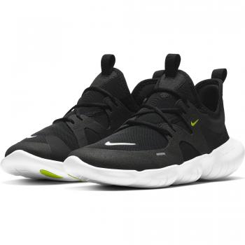 Nike Free Rn 5.0 (Gs), Zapatillas de Cross Unisex Niños, Negro (Black/White-Anthracite-Volt 001), 20 EU