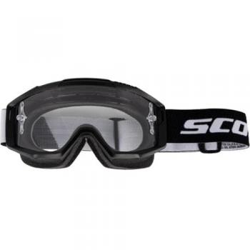 Gafas de motocross Scott Split OTG Premium negras/blancas/transparente (un tamaño)
