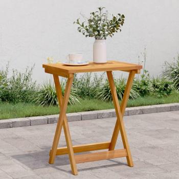 vidaXL Folding Garden Table 50x36x60 cm Solid Wood Acacia
