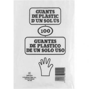 Guantes de plástico Eurostil Sol-Us 100uds
